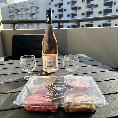 Front De Mer Avec Terrasse Et Parking Apartment Le Barcares